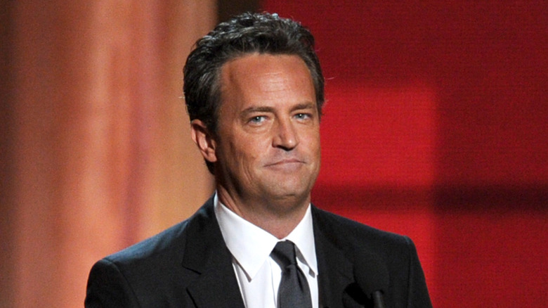 Matthew Perry smiling