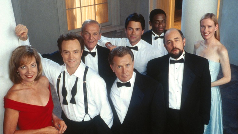 The cast of the West Wing 