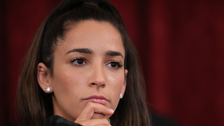 Aly Raisman speaking