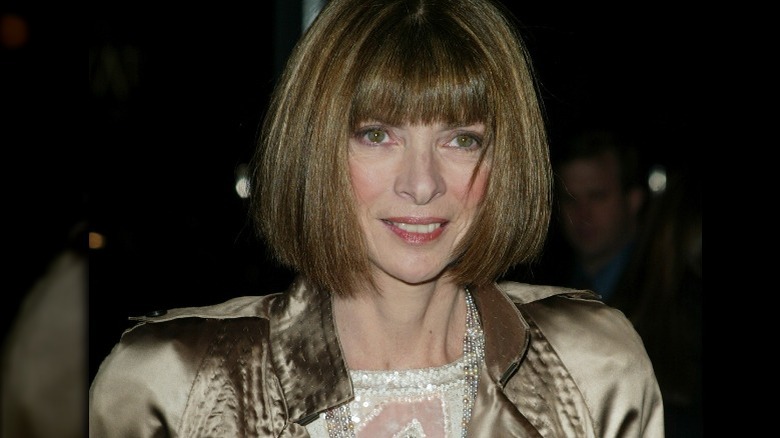 Anna Wintour smiling