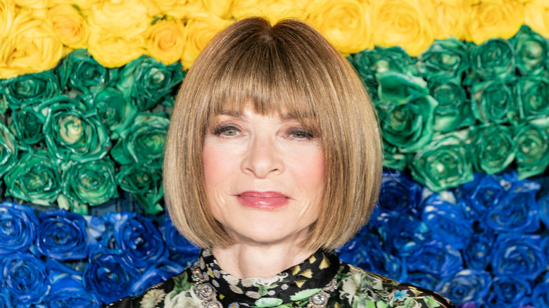 Anna Wintour posing