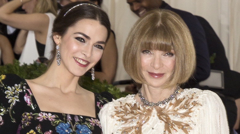 Anna Wintour and Bea Shaffer smiling