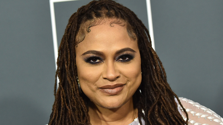 Ava DuVernay with her hair down