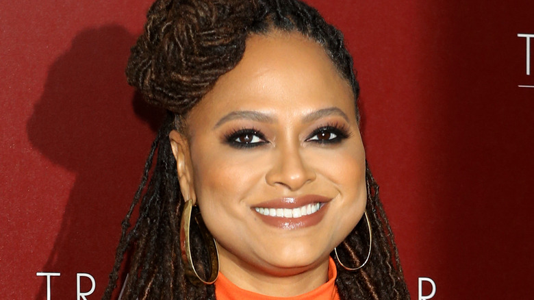 Ava DuVernay wearing hoop earrings