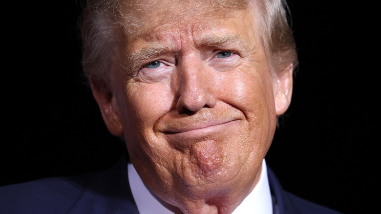 Donald Trump smiling