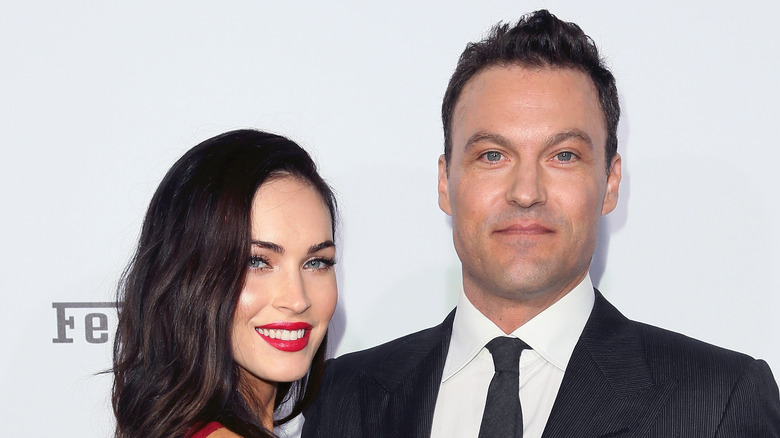 Brian Austin Green and Megan Fox on the red carpet