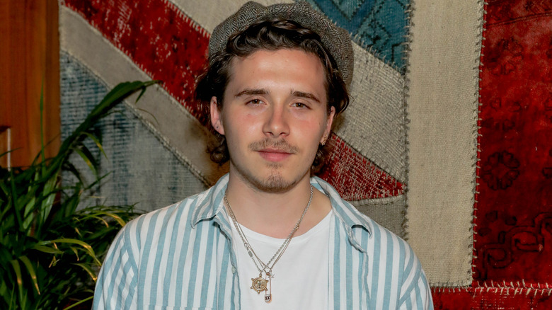 Brooklyn Beckham, smiling, looking handsome in 2020