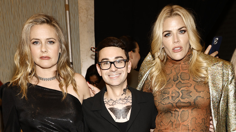 Alicia Silverstone, Christian Siriano, and Busy Philipps