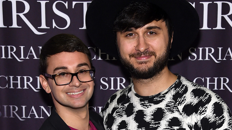 Christian Siriano and ex-husband Brad Walsh