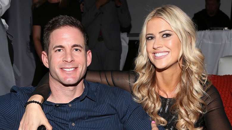 Tarek El Moussa and Christina Hall smiling