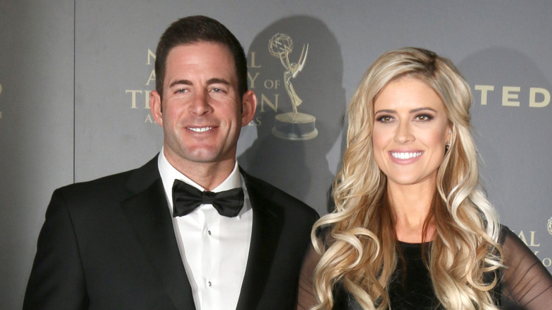 Tarek El Moussa and Christina Hall smiling