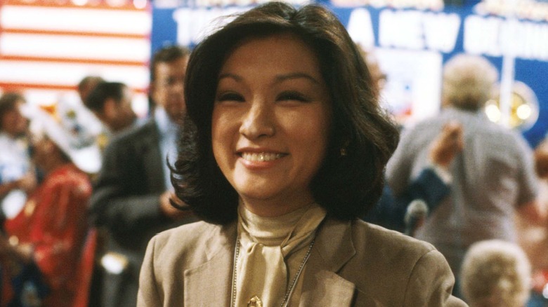 Young Connie Chung grinning