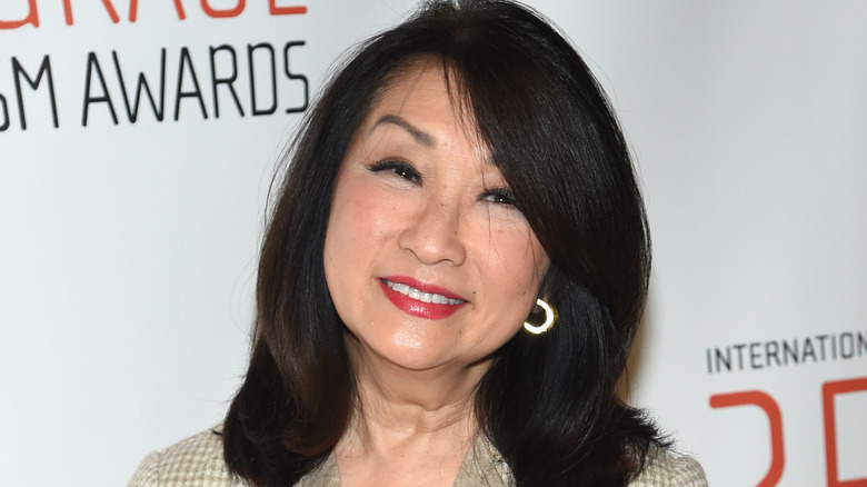 Connie Chung tilting head