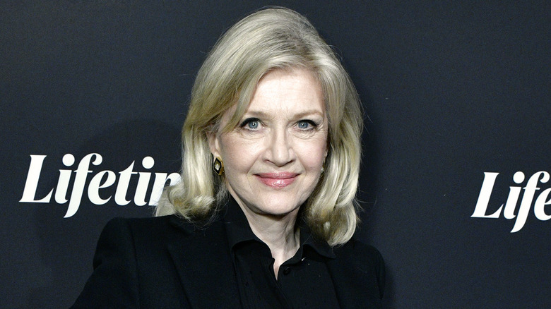 Diane Sawyer in black jacket