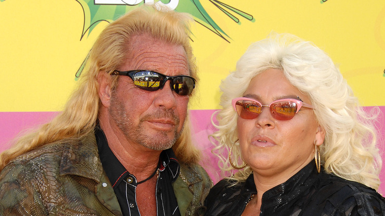 Duane Chapman, Beth Chapman wearing sunglasses