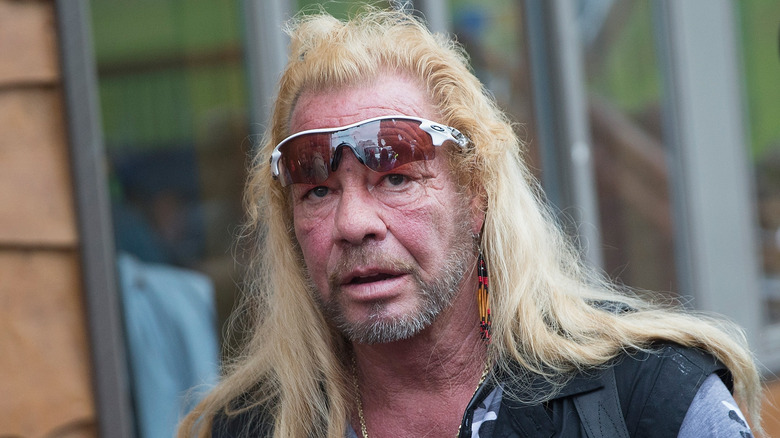 Duane Chapman with sunglasses pushed up