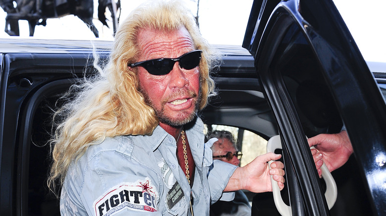 Duane Chapman getting out of vehicle