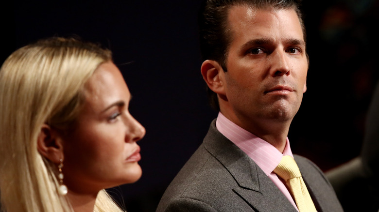 Vanessa and Don Trump Jr. at a political event