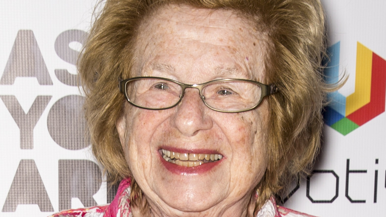 Dr. Ruth, red carpet