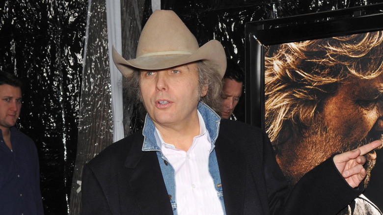 Dwight Yoakam pointing