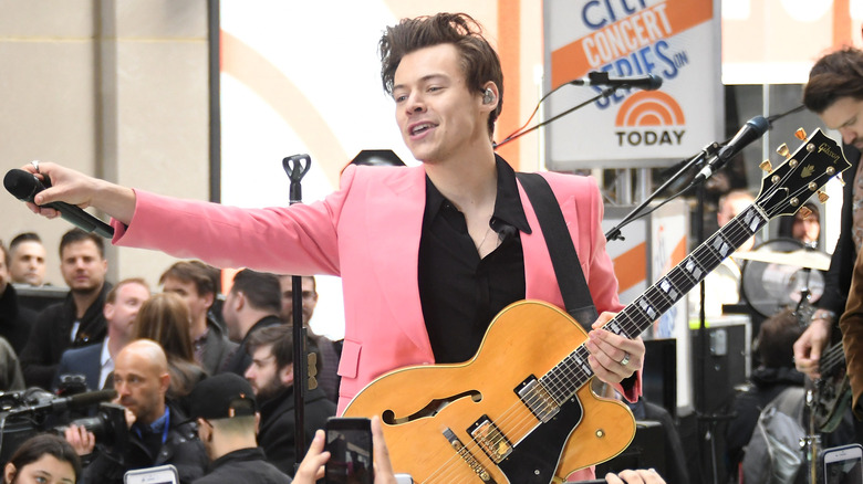 Harry Styles on stage 