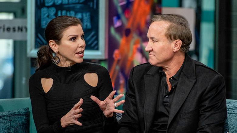 Heather Dubrow and Terry Dubrow talking