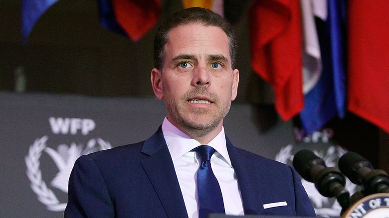 Hunter Biden speaking at an event