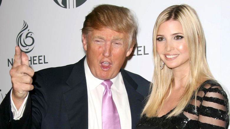 Donald and Ivanka Trump smiling 