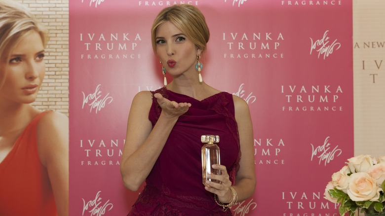 Ivanka Trump blowing kiss