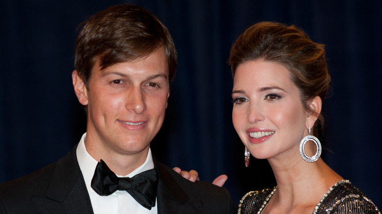 Jared Kushner and Ivanka Trump smiling