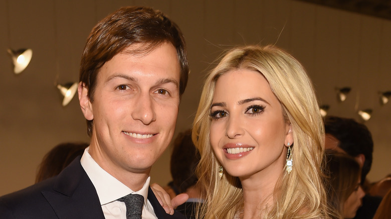 Jared Kushner and Ivanka Trump smiling