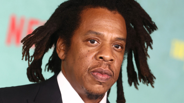 Jay-Z at a premiere