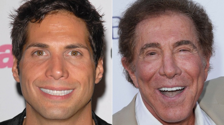 Joe Francis, Steve Wynn, both smiling