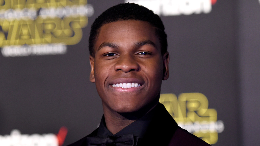 John Boyega smiling