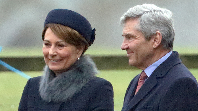 Carole and Michael Middleton at an event 