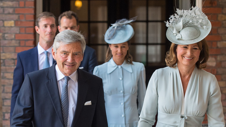 Michael and Carole Middleton at an event 