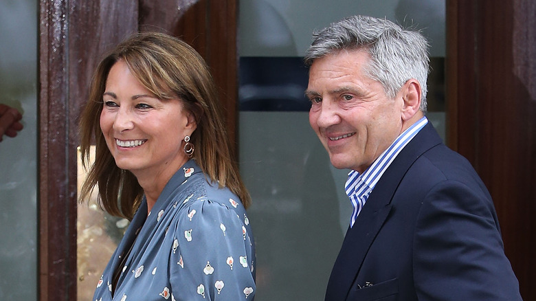 Carole and Michael Middleton at an event 