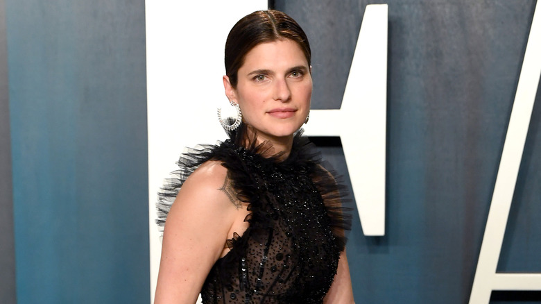 Lake Bell posing