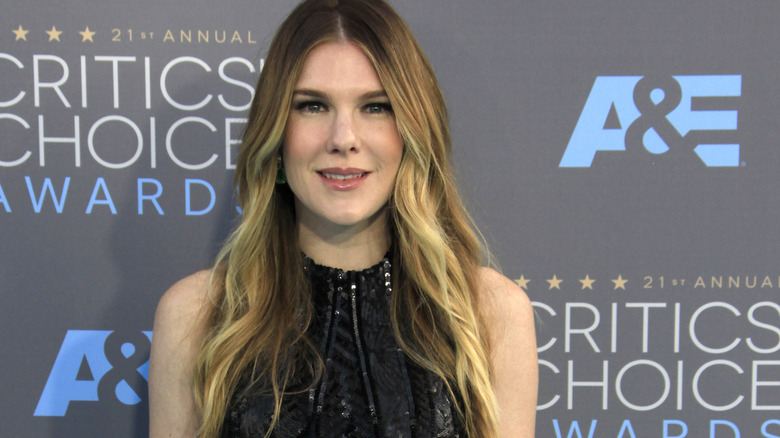 Lily Rabe posing