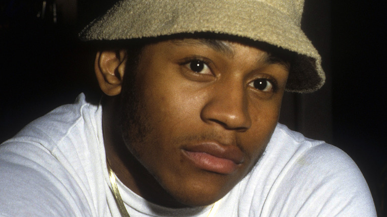 LL Cool J posing at New York's Chung King Studios