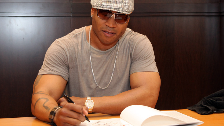 LL Cool J at a book signing 