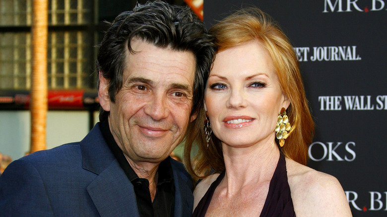 Alan Rosenberg, Marg Helgenberger smiling