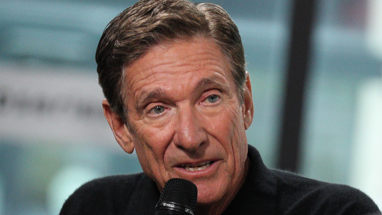 Maury Povich in a black sweater