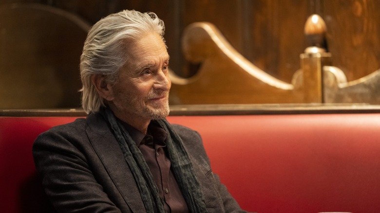 Michael Douglas smiling in Kominsky Method