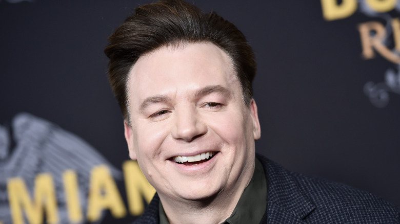 Mike Myers smiling in 2018