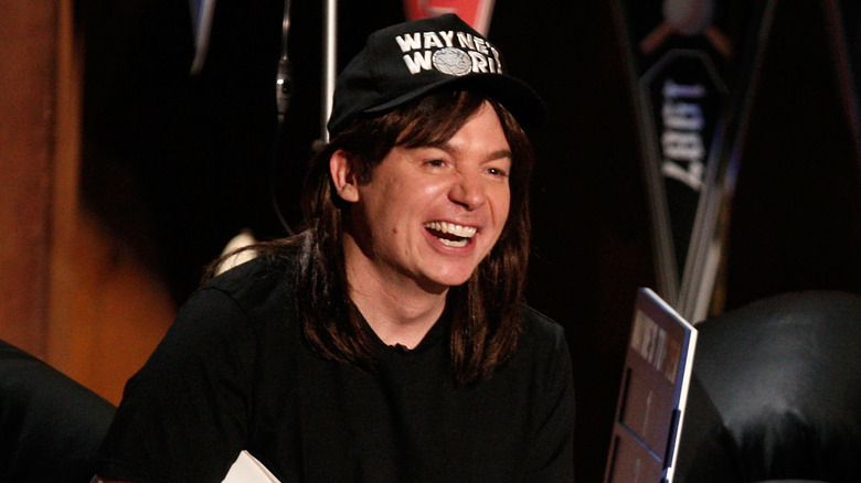 Mike Myers in character as Wayne from "Wayne's World"