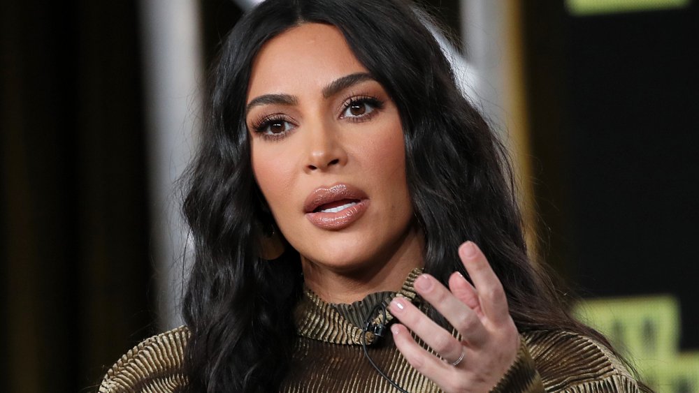 Kim Kardashian West and Jessica Jackson of 'The Justice Project' speaks onstage during the 2020 Winter TCA Tour