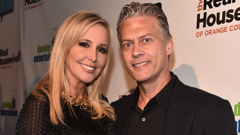 Shannon Beador and David Beador smiling at an event