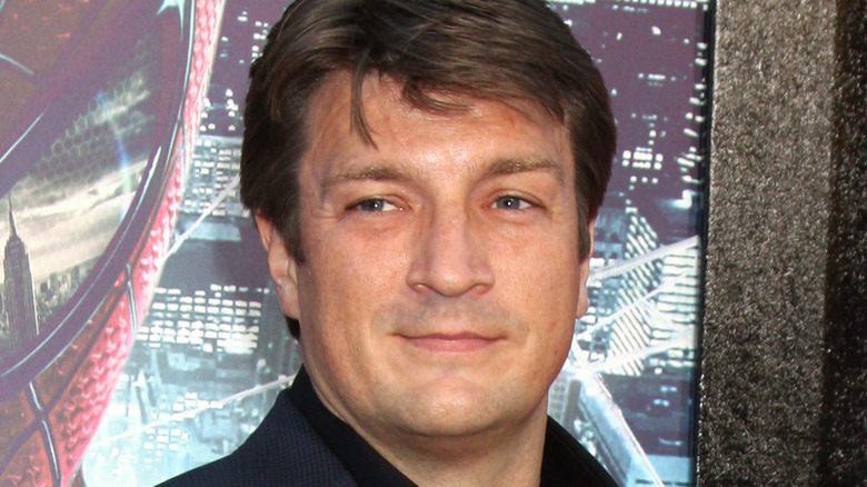 Nathan Fillion smiling