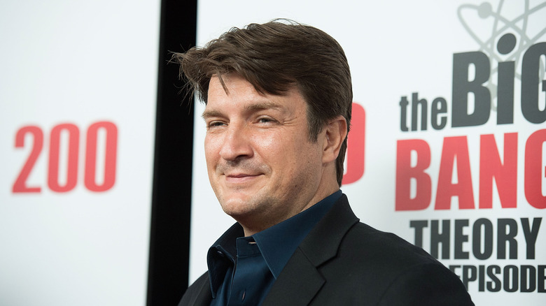 Nathan Fillion smiling